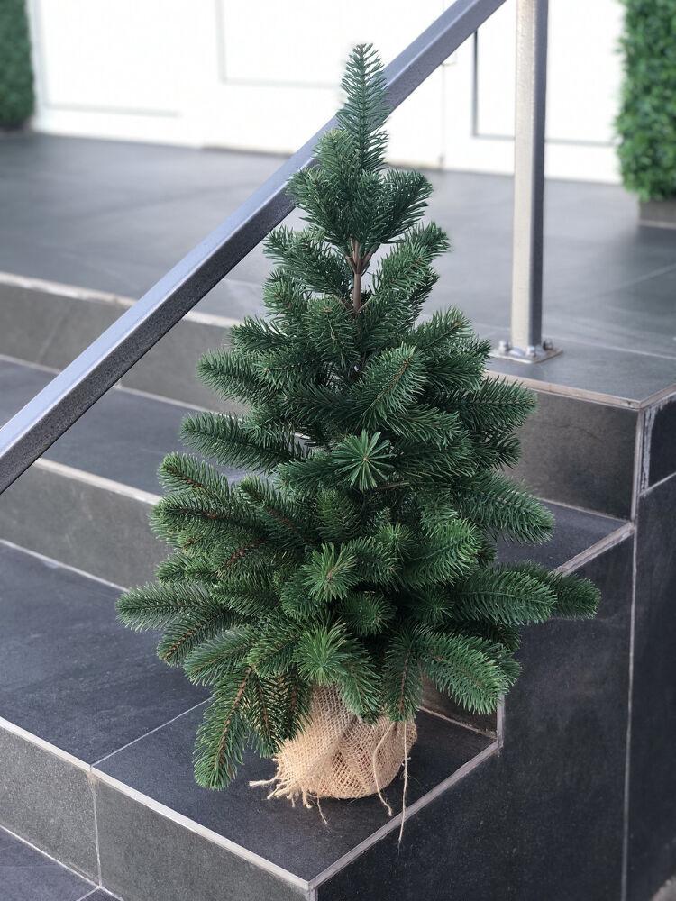 Ялинка лита Premium в мішковині 70 см Зелений (100/70/G) - фото 7 Ялинка лита Premium в мішковині 70 см Зелений (100/70/G) - фото 7