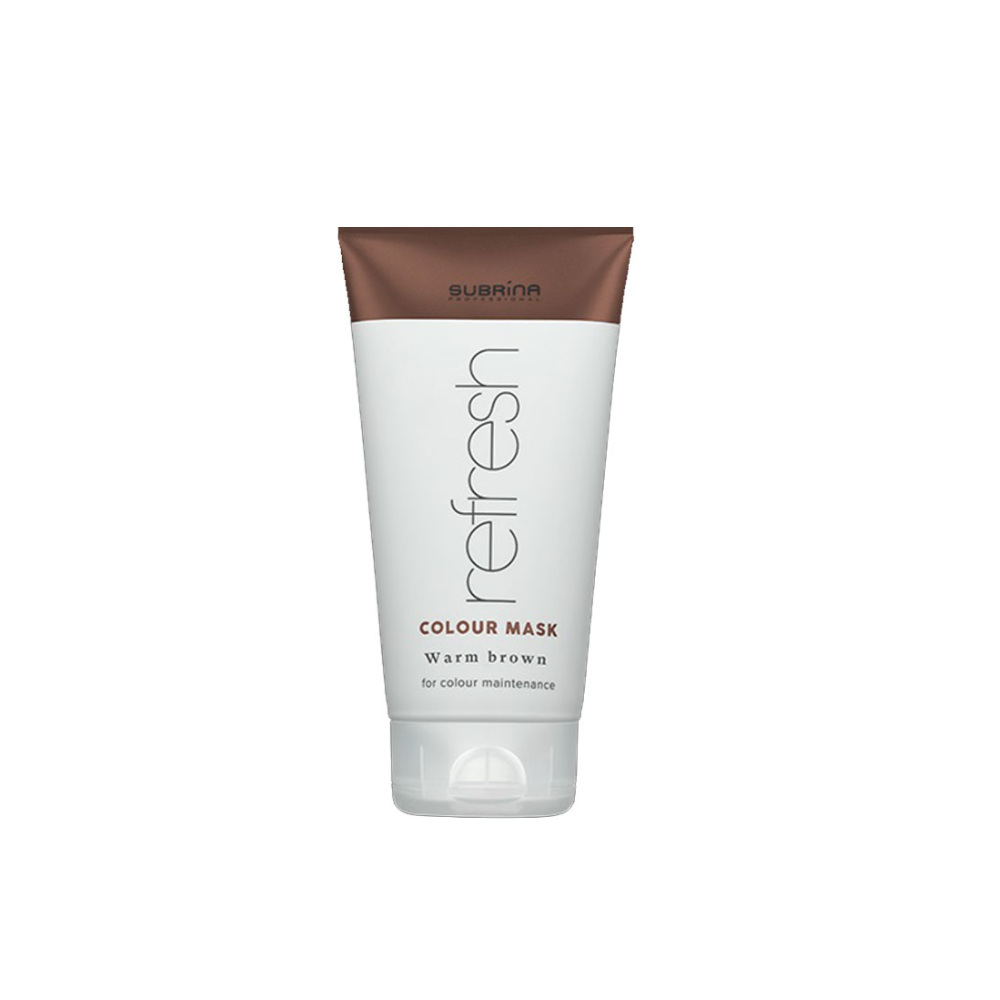 Маска живильна відтінкова Subrina Professional Refresh Color Mask Warm Brown 150 мл