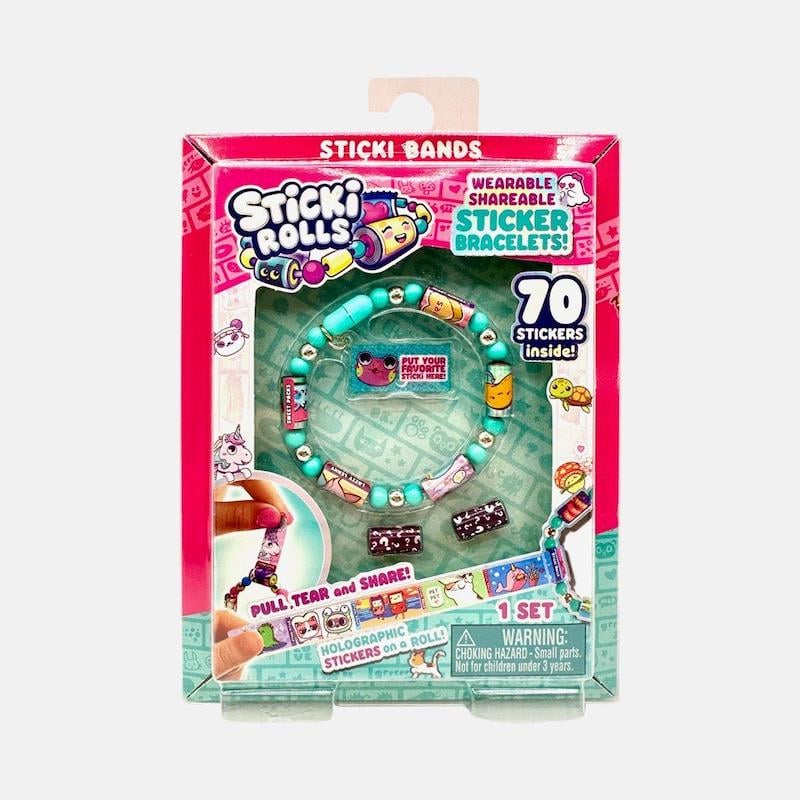 Подарунковий дитячий набір Sticki Rolls 2в1 cтворення шарм-браслетів та яскраві наліпки Подарунковий дитячий набір Sticki Rolls 2в1 cтворення шарм-браслетів та яскраві наліпки