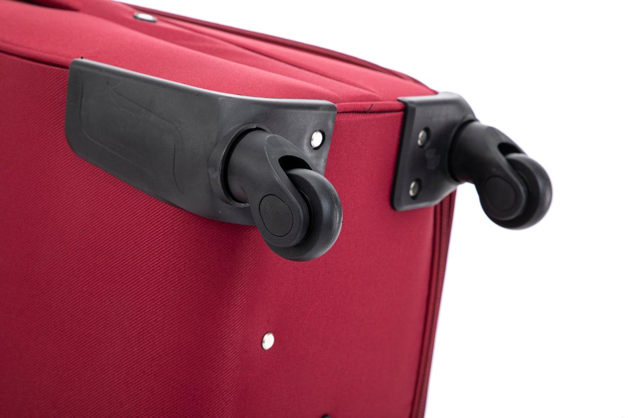 Чемодан Bonro Tourist 4 колеса невеликий Вишневий (2182) - фото 12