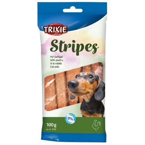 Ласощі для собак Trixie Stripes Light 100 г курка Ласощі для собак Trixie Stripes Light 100 г курка