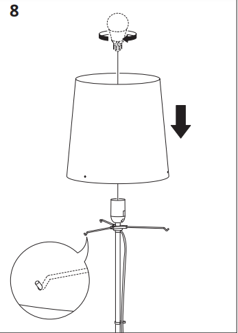 Торшер IKEA BARLAST - фото 10