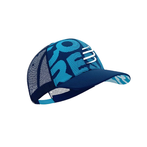 Кепка с сеткой Compressport Trucker Cap Orient Blue/Star White (XHWU4195194TU)