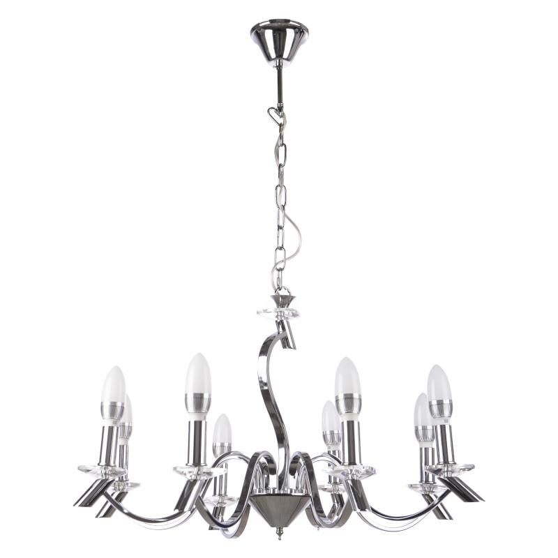 Люстра свічка Brille BCL-415S/8 на 8 плафонів