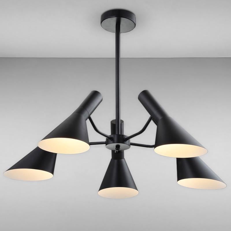 Люстра подвесная Light House ES-15925/5 B Черный (9652)