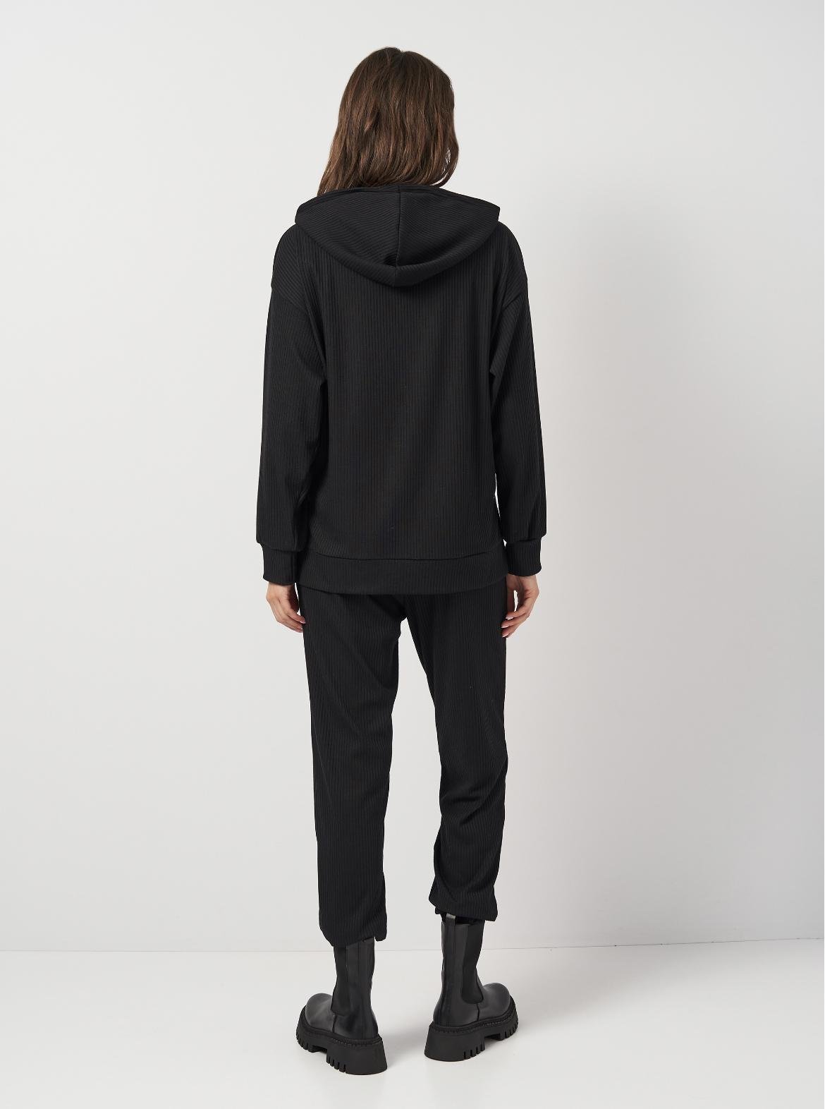 Костюм в рубчик женский Мари р. 50 Черный (2285640803) - фото 2 Костюм в рубчик женский Мари р. 50 Черный (2285640803) - фото 2