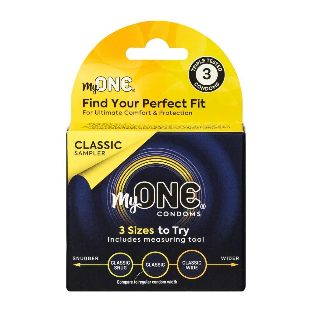 Презервативы MyONE Classic Sampler в 3 размерах 3 шт. (SX1247) Презервативы MyONE Classic Sampler в 3 размерах 3 шт. (SX1247)