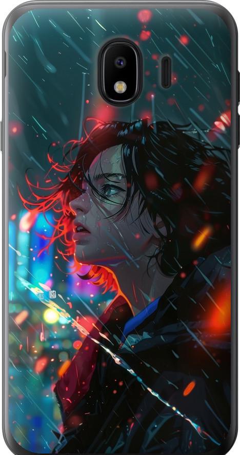 Чехол на Samsung Galaxy J4 2018 Ночные огни (6096t-1487-42517) Чехол на Samsung Galaxy J4 2018 Ночные огни (6096t-1487-42517)