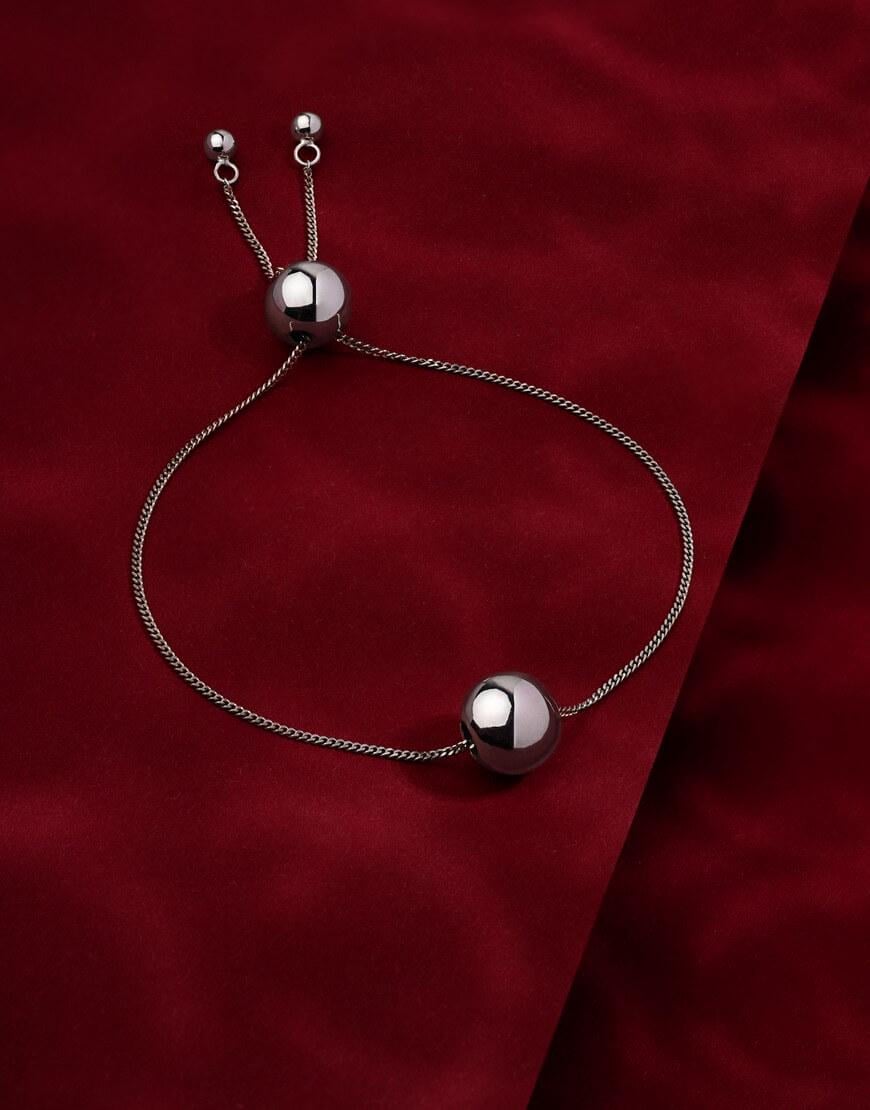 Браслет Sphere жіночий IVA JEWELRY срібний One size Браслет Sphere жіночий IVA JEWELRY срібний One size