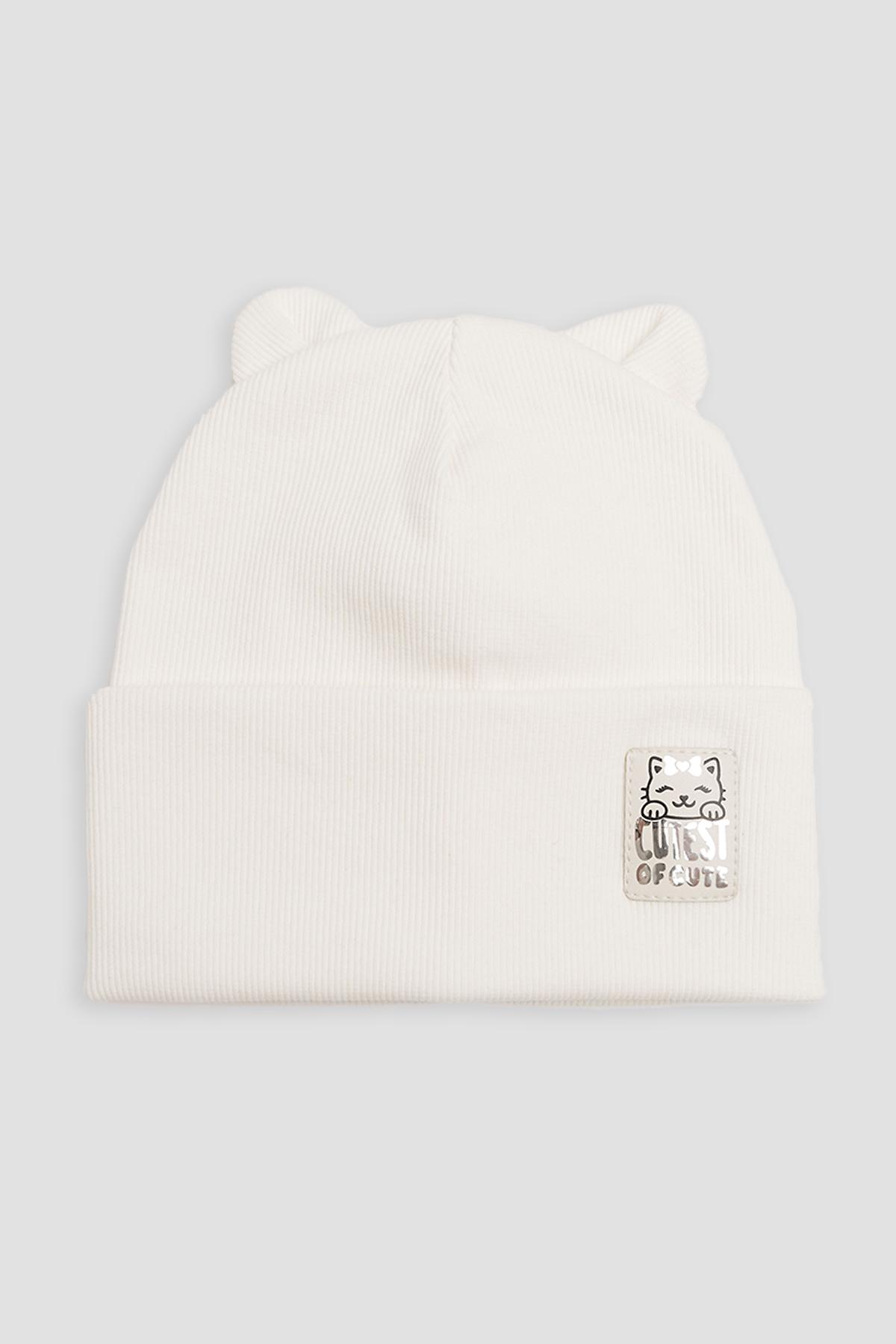 Шапка для девочки 44-46 см Молочный (24099940)