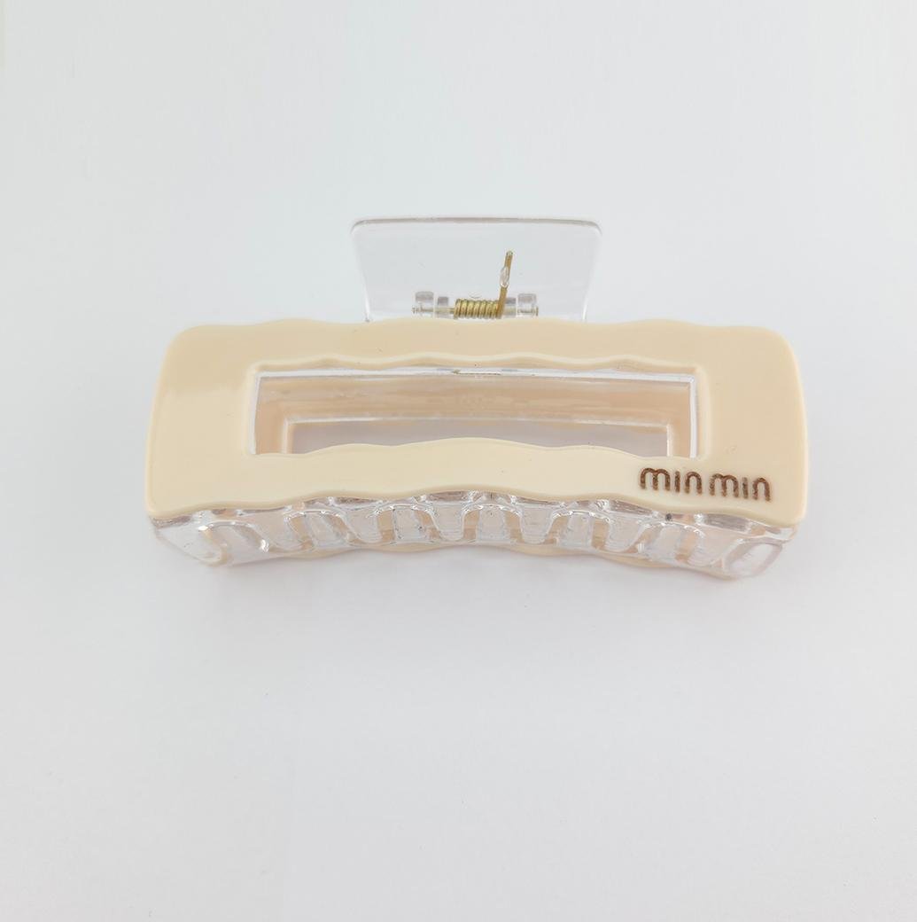 Краб для волос К6020-1-1 Молочный (27684939)