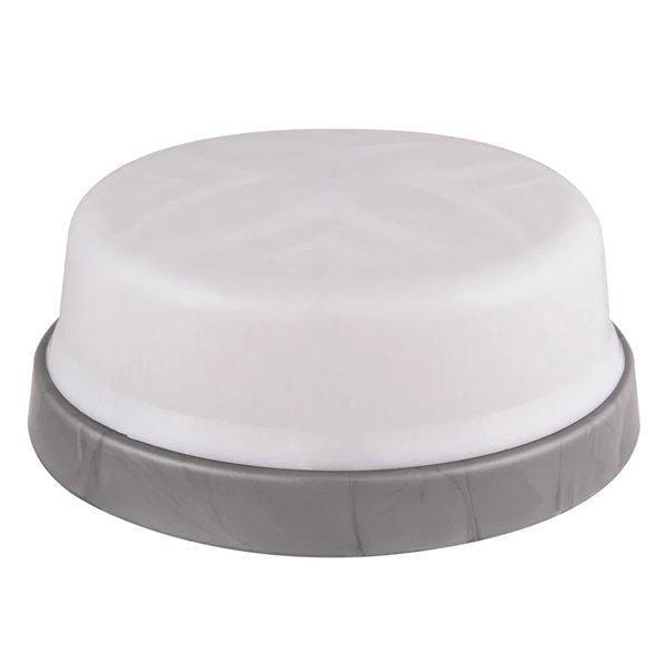 Настенно-потолочный светильник круглый ERKA 1102 D.i.-SB с датчиком движения IP20 Серебряный/Белый (27549807)