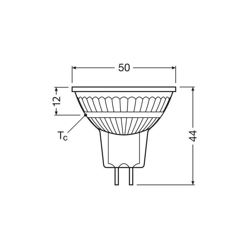 Лампа светодиодная Osram MR16 6,1W 12V 621lm 2700K GU5.3 50x44 мм рефлекторная (4099854458422) - фото 4 Лампа светодиодная Osram MR16 6,1W 12V 621lm 2700K GU5.3 50x44 мм рефлекторная (4099854458422) - фото 4