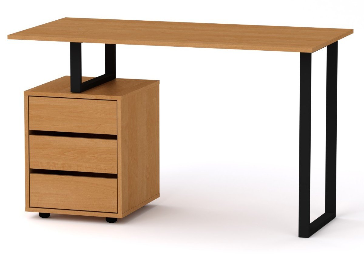 Стіл письмовий Компаніт Лофт 2 120х60х72,8 см Вільха (61851c2ebf788663f50d8679) Стіл письмовий Компаніт Лофт 2 120х60х72,8 см Вільха (61851c2ebf788663f50d8679)