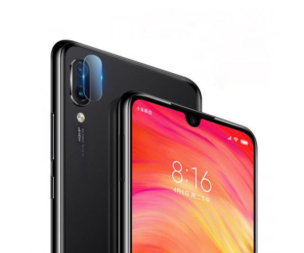 Противоударная гидрогелевая пленка Hydrogel Film для Xiaomi Redmi 7 на камеру 3 шт, Transparent