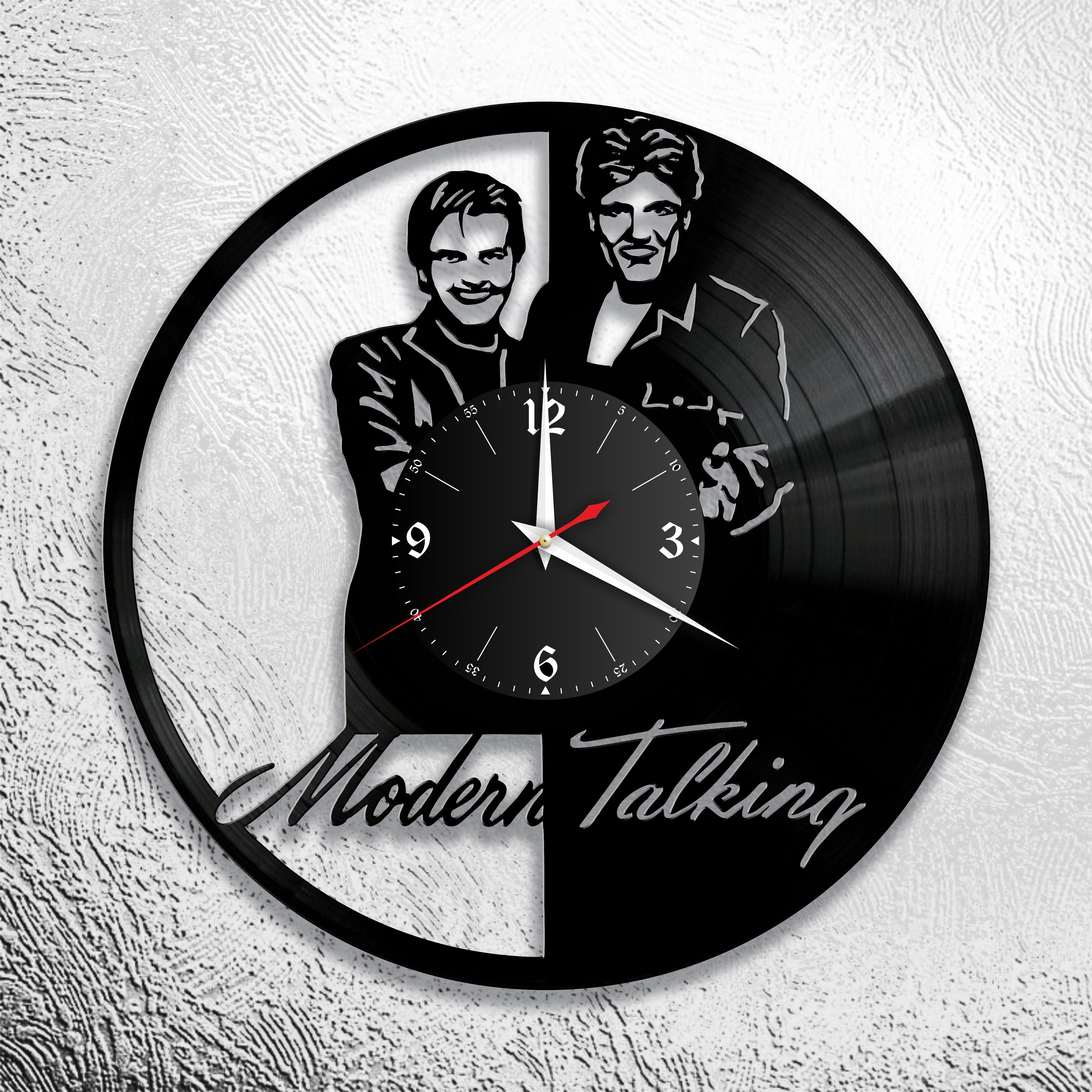 Часы настенные Modern Talking 0730 из виниловой пластинки