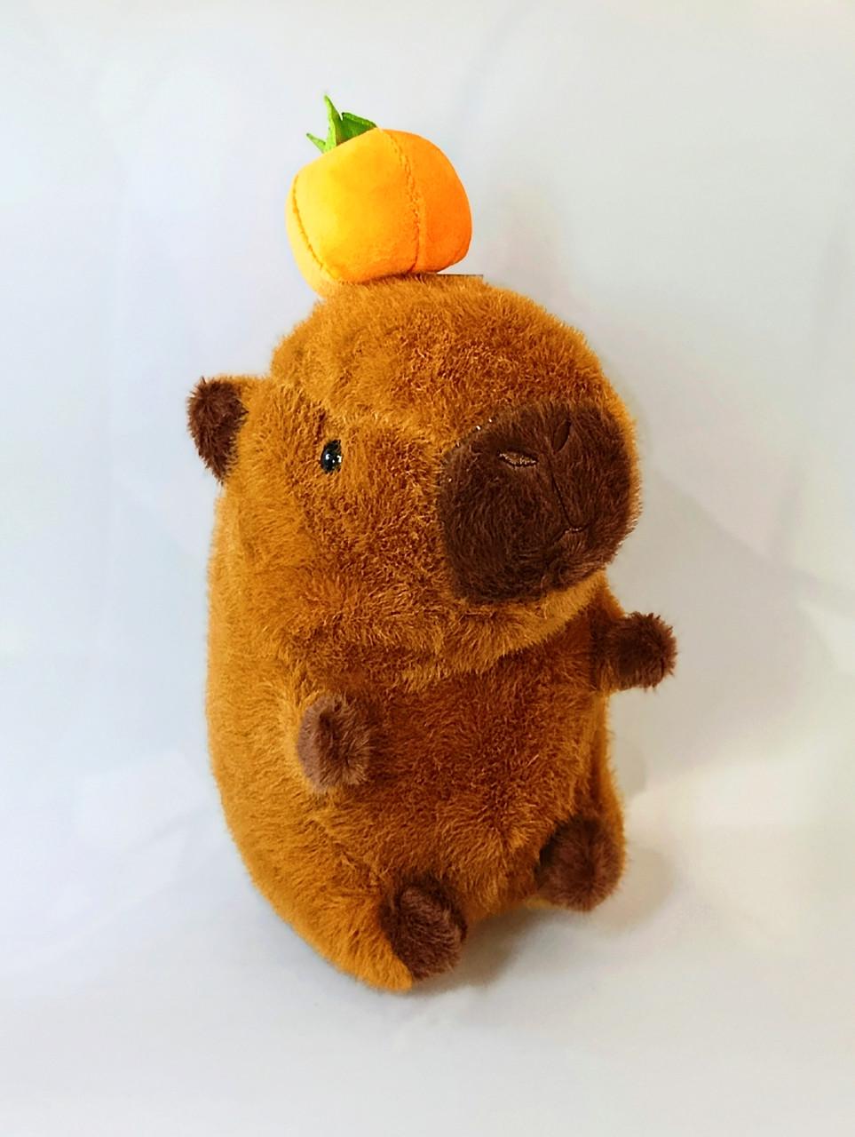 Игрушка мягкая плюшевая Капибара 25 см