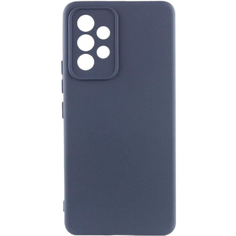Противоударный чехол Silicone Cover Lakshmi Full Camera (AA) для Samsung Galaxy A33 5G синий/Midnight Blue