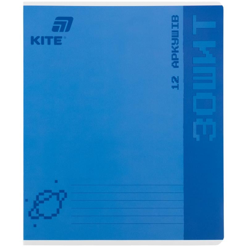 Тетрадь школьная KITE One Color клетка 12 л. (K26-232)