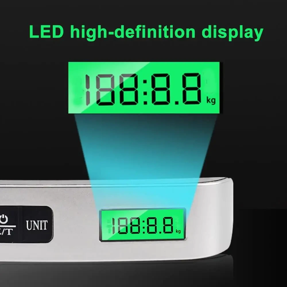 Весы мини электронные с LCD экраном до 50 кг (2562227245). - фото 3