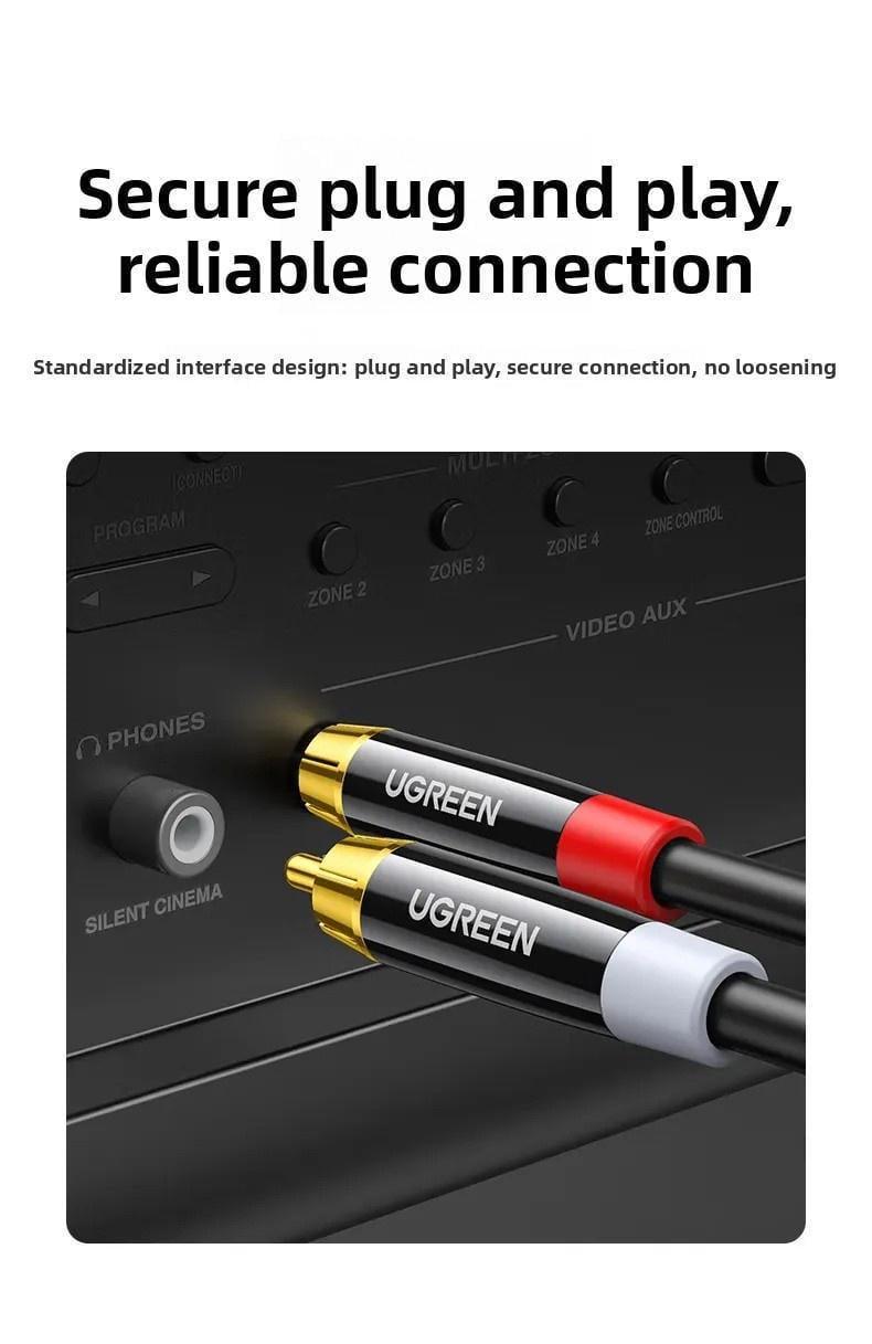 Конектор аудіо шт.екер Ugreen 4 шт. Чорний (60381) - фото 7 Конектор аудіо шт.екер Ugreen 4 шт. Чорний (60381) - фото 7
