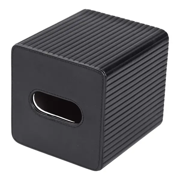 Серветниця квадратна YIWU з екошкіри та корпусом із МДФ 13х13х14,7 см Чорний (147-107-HP-3-201B) - фото 5 Серветниця квадратна YIWU з екошкіри та корпусом із МДФ 13х13х14,7 см Чорний (147-107-HP-3-201B) - фото 5