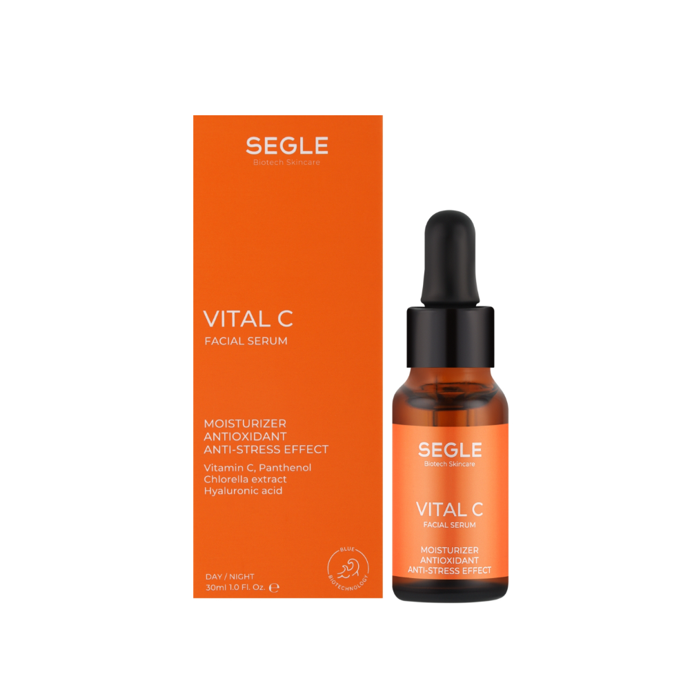 Сироватка зволожуюча з вітаміном С для обличчя Segle Vital C Facial Serum 30 мл Сироватка зволожуюча з вітаміном С для обличчя Segle Vital C Facial Serum 30 мл