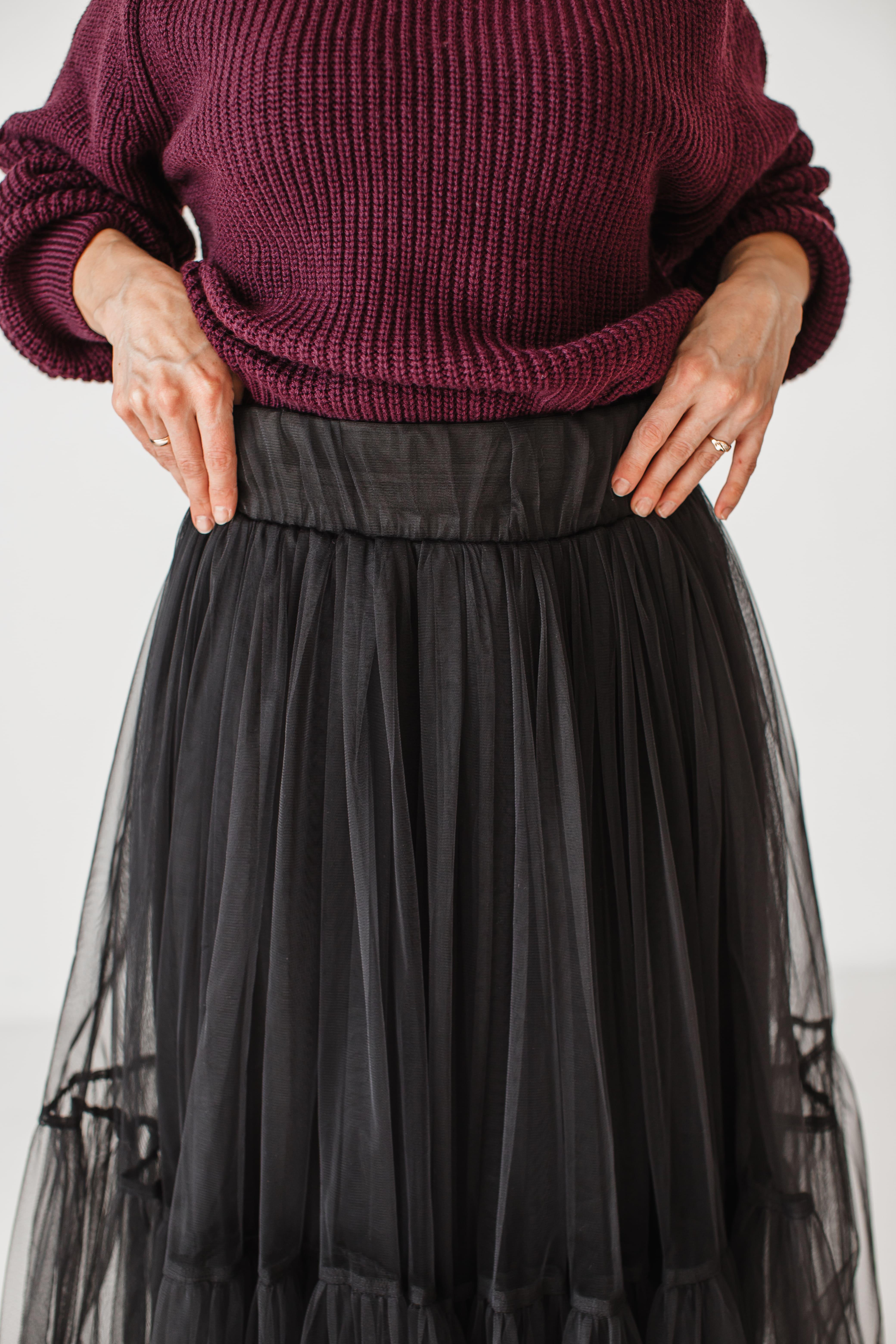 Спідниця жіноча VSlatinina фатинова L Чорний (01234567843) - фото 9 Спідниця жіноча VSlatinina фатинова L Чорний (01234567843) - фото 9