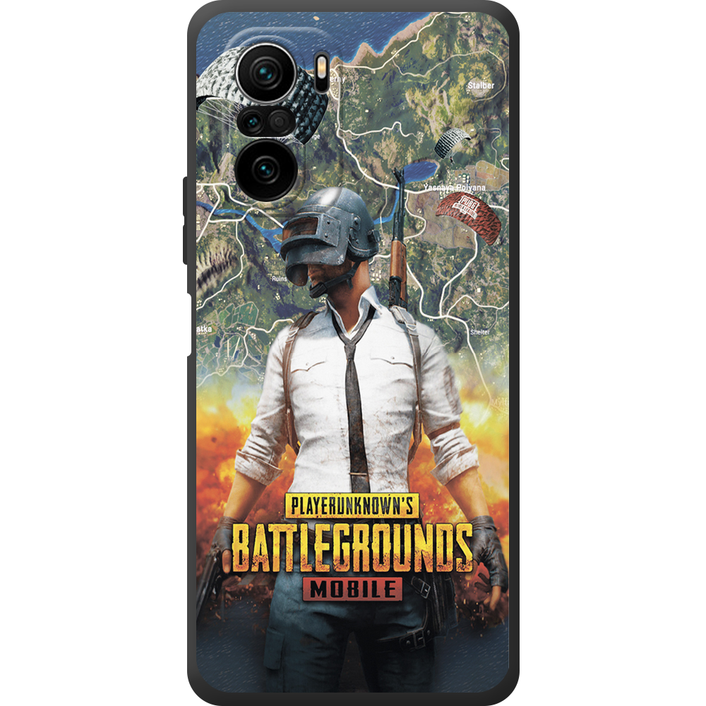 Чохол Boxface Xiaomi Mi 11i PUBG Mobile Чорний силікон (42102-up2309-44200)
