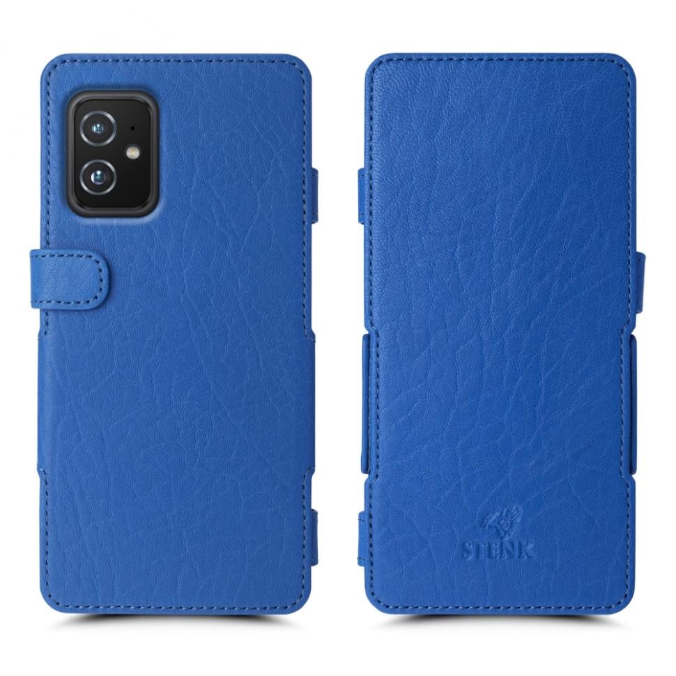 Чехол книжка Stenk Prime для ASUS ZenFone 8 Ярко синий (69096)