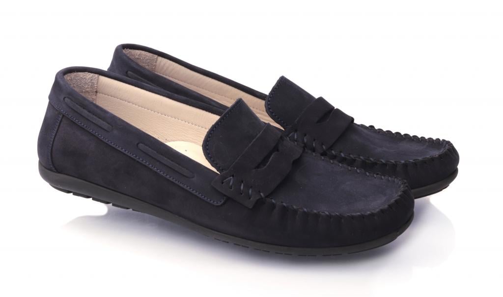 Мокасини Topitop для хлопчиків 215 нубук р. 40 Темно-сірий