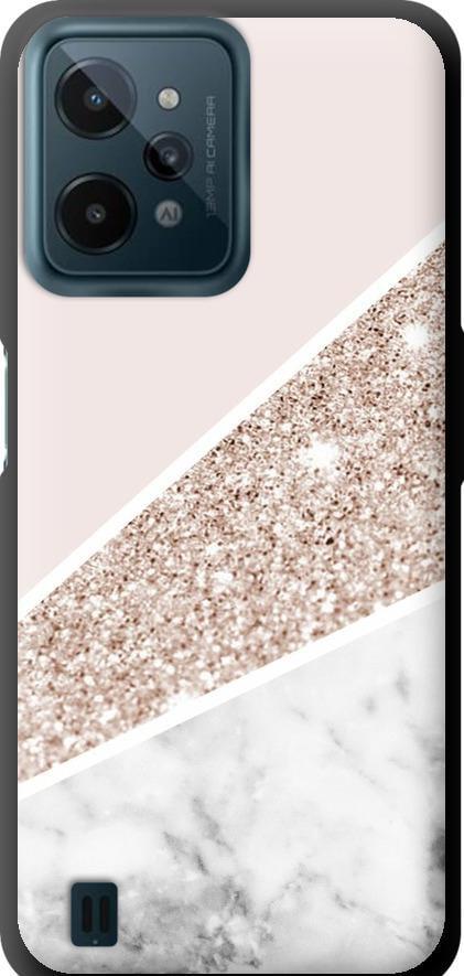 Чехол на Realme C31 Пастельный мрамор (4342b-2593-42517)
