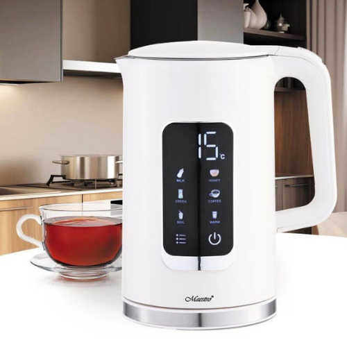 Електрочайник Maestro MR-024-WHITE сенсорна панель 1,7 л 2200W (2184778187) - фото 3 Електрочайник Maestro MR-024-WHITE сенсорна панель 1,7 л 2200W (2184778187) - фото 3