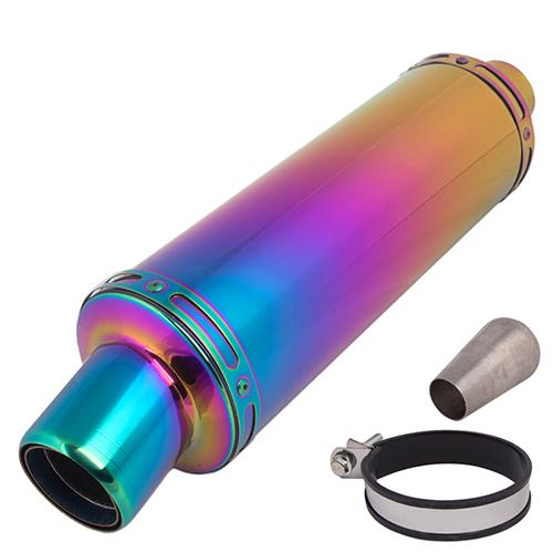 Глушник мото прямоточний НГ-0766-RB 2"