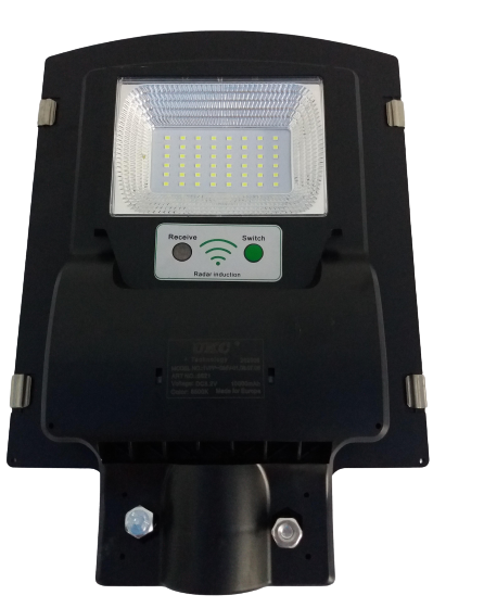 Світильник вуличний UKC Solar Street Light 1VPP з датчиком руху 45 W (10056) - фото 1