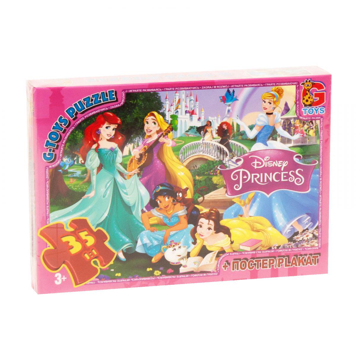 Пазли G-Toys "Принцеси Дісней" 35 деталей (PD60)