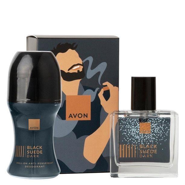 Подарунковий набір косметики Avon Black Suede Dark (2656375789)