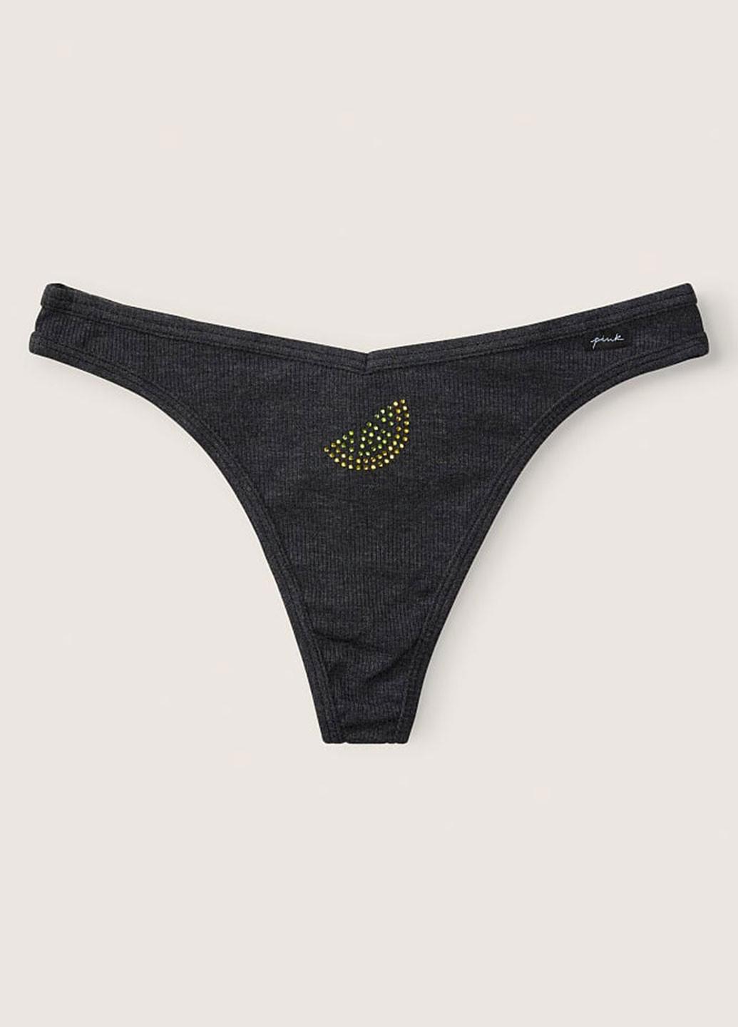 Женские трусы Victoria's Secret 7040000398871QC5M M Серый (66632249)