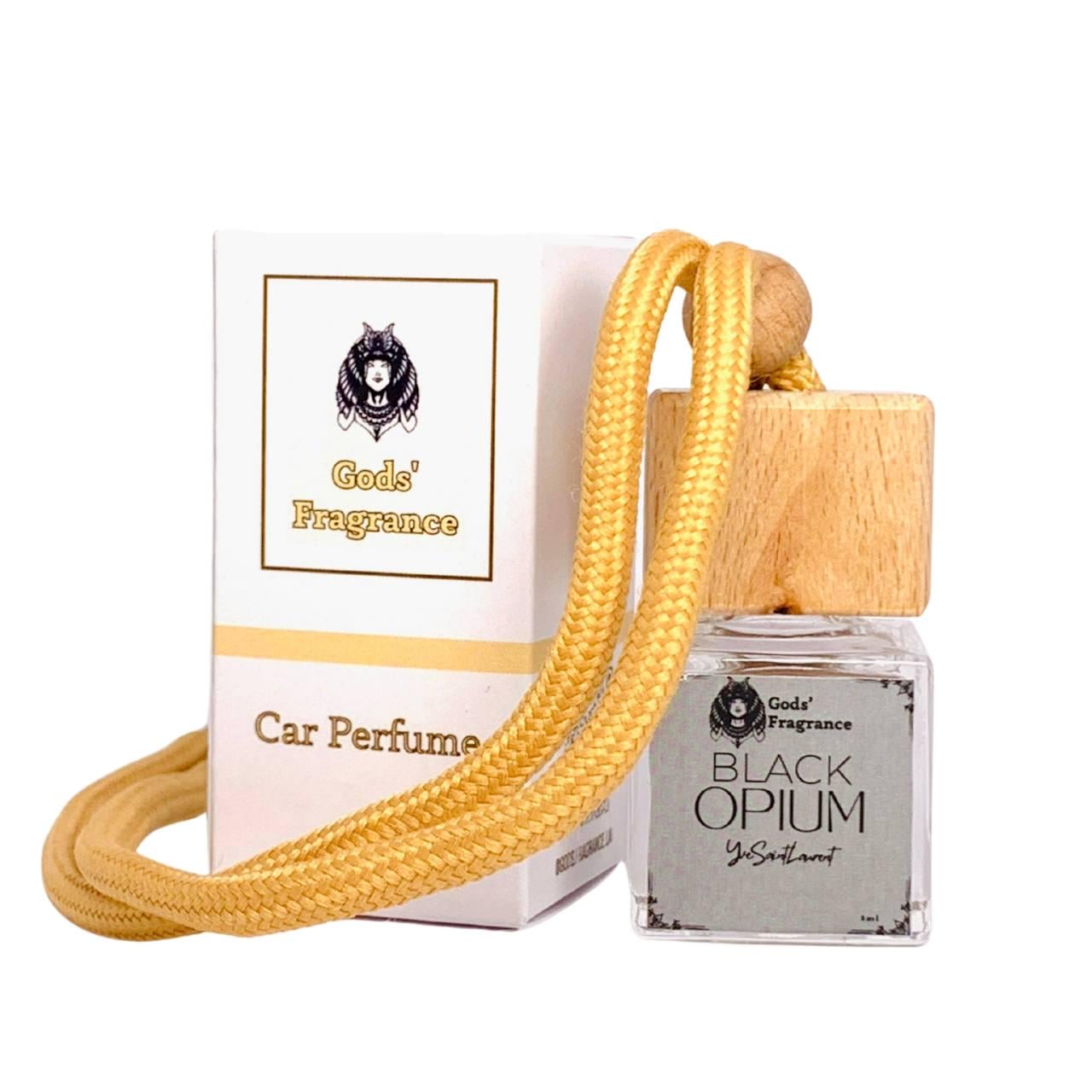 Автопарфюм с ароматом YSL Black Opium Gods Fragrance на зеркало заднего вида (N-012W)