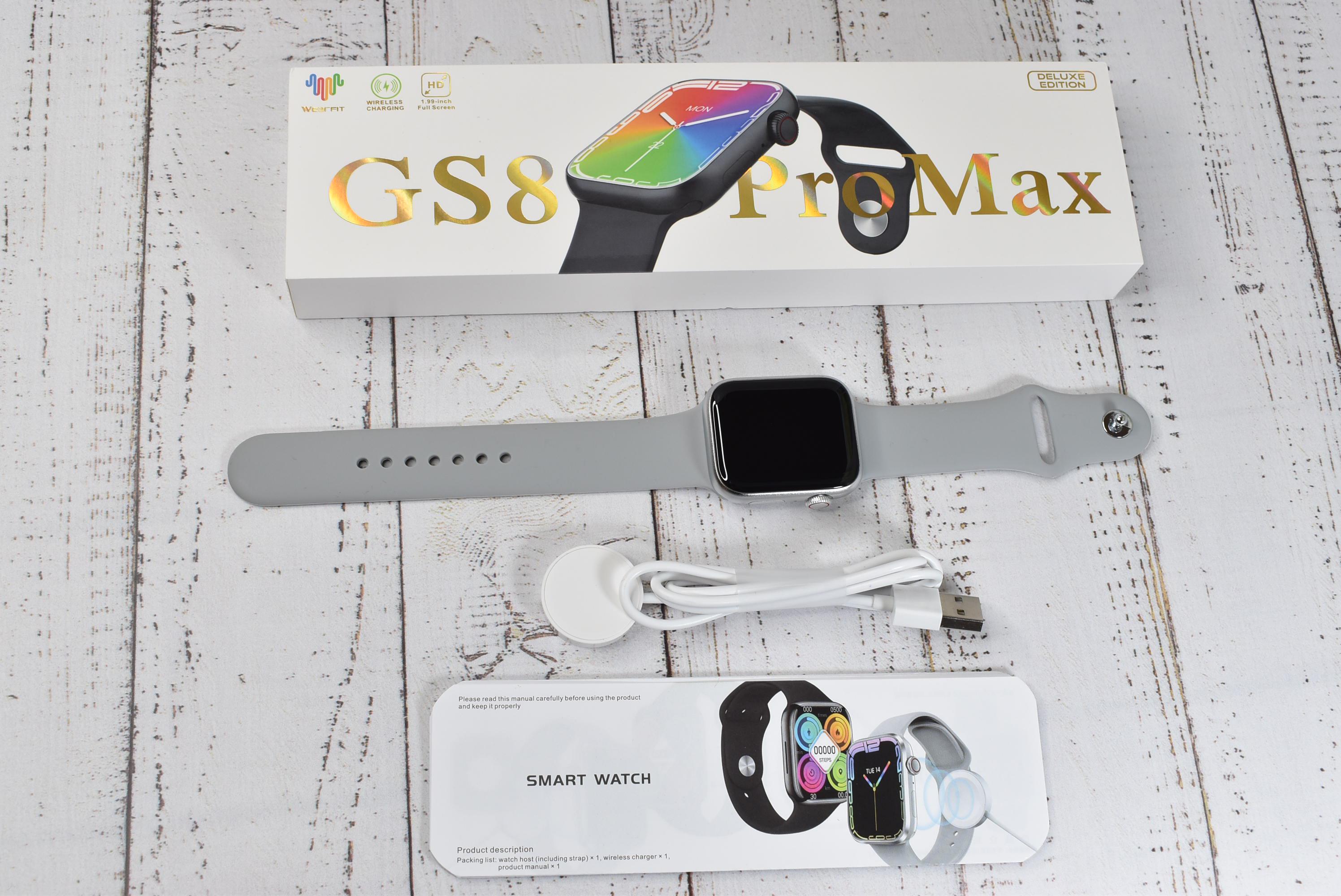 Смарт-часы Smart Watch GS8 Pro Max Silver - фото 5