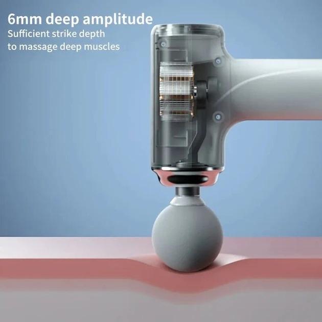 Массажер-пистолет для тела портативный R33464 USB 13х16,5 см - фото 4 Массажер-пистолет для тела портативный R33464 USB 13х16,5 см - фото 4
