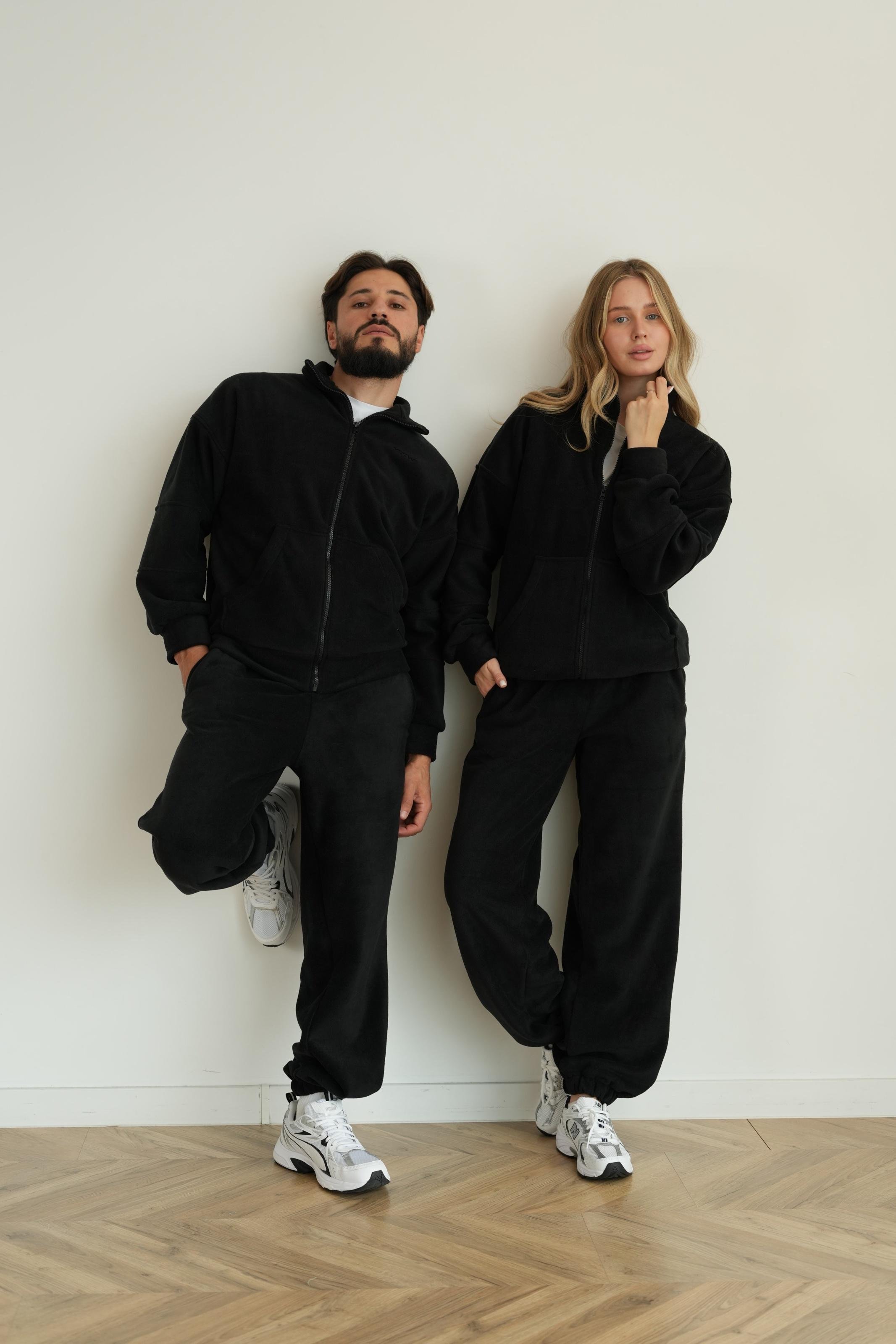 Костюм мужской флисовый CASUAL L/XL Черный (10301LXLm) - фото 4