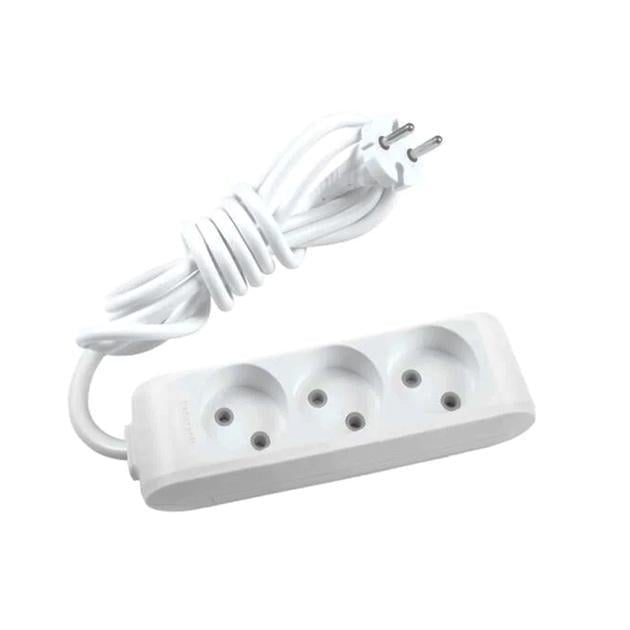 Удлинитель Panasonic X-tendia 3 гнезд с защитными шторками 2 м Серый (28689218)