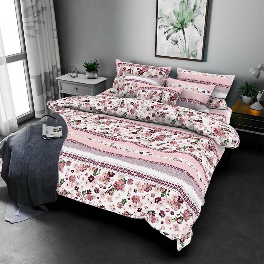 Комплект постільної білизни Vital Textile Голд Люкс бязь двоспальний 180х220 см (BL2-654)