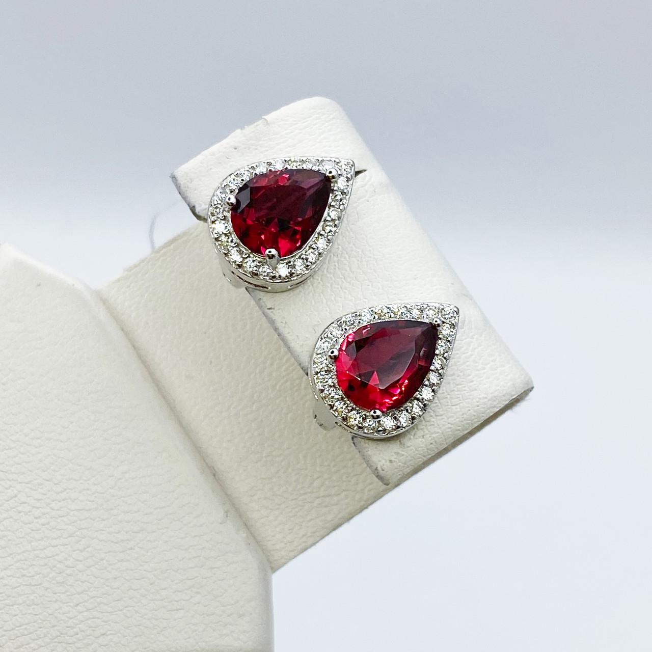 Серьги серебряные с кубическим цирконием 4,65 г (2184922211)