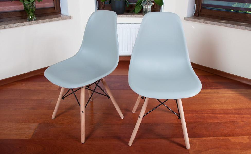 Мебель два стула со столом 80 см Серо-белый - фото 5 Мебель два стула со столом 80 см Серо-белый - фото 5