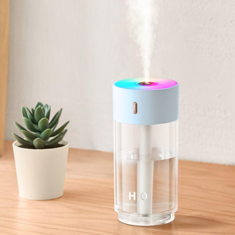 Зволожувач повітря Cardi Light-101 USB з різнокольоровою підсвіткою/нічником на акумуляторі Блакитний (М18) - фото 4 Зволожувач повітря Cardi Light-101 USB з різнокольоровою підсвіткою/нічником на акумуляторі Блакитний (М18) - фото 4