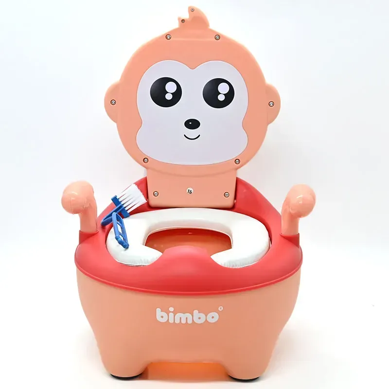 Горшок унитаз с мягким сиденьем Bimbo складной сынок/съемный резервуар (S-61500)