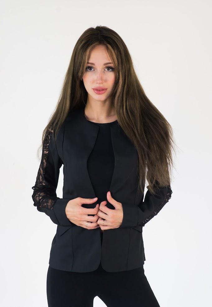 Пиджак женский Podium Darline 21333-BLACK S Черный Пиджак женский Podium Darline 21333-BLACK S Черный