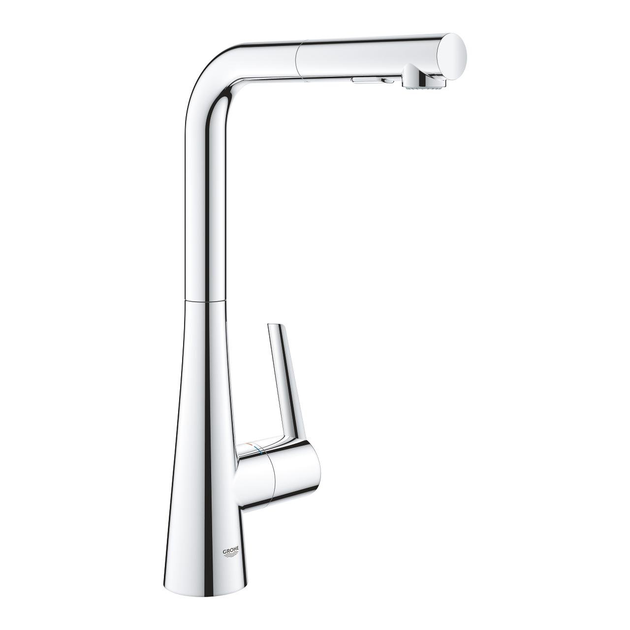 Смеситель для кухни Grohe Scala 30441000 с видвижной лейкой Хром (150159)
